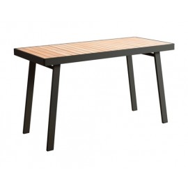 MESA DE BAR NOFI PARA JARDÍN EN COLOR NEGRO