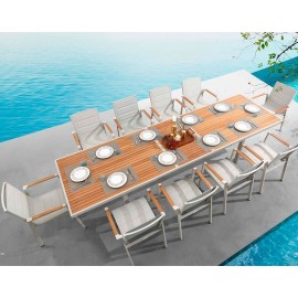 MESA DE COMEDOR EXPANDIBLE PARA JARDÍN NOFI 2.0 PARA 8-10 PERSONAS
