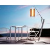 SOPORTE BLANCO PARA LÁMPARA AURORA (175×39.5×50cm)