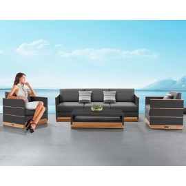 SET SALA NUTT PARA JARDÍN CON MESA DE CENTRO (4 PZAS)