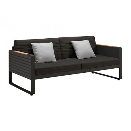 LOVESEAT AIRPORT P/JARDÍN 790x1800x675 NEGRO