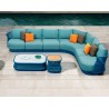 SALA AIO PARA JARDÍN COLOR AZUL CON MESA CENTRAL Y MESA AUXILIAR (6PZ)