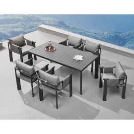 MESA DE COMEDOR LIGO PARA JARDÍN (6 PERSONAS)