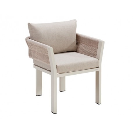 SILLA DE EXTERIOR BORROMEO COLOR BEIGE