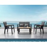 SET SALA GENEVA PARA JARDÍN CON MESA DE CENTRO (4 PZAS)