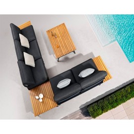 SET SALA ESQUINERA PUNTO PARA JARDÍN CON MESA DE CENTRO Y LATERAL (5 PZAS)