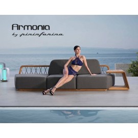 SET DE SALA ARMONÍA PARA JARDÍN, DISEÑADO POR PININFARINA (5 PZS)