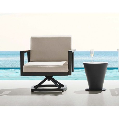 SILLÓN EMOTI DE JARDÍN CON BASE GIRATORIA (1 PZA)