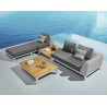 SET SALA ESQUINERA POLO PRO PARA JARDÍN CON MESA DE CENTRO Y LATERAL (4 PZAS)
