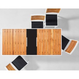 SET COMEDOR YORK PARA JARDÍN CON 6 SILLAS