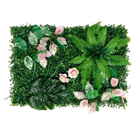 FOLLAJE ARTIFICIAL FLORES ROSES CONSERVADO (40×60cm)