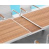 SET COMEDOR NOFI PARA JARDÍN DE 8 SILLAS CON REPOSABRAZOS