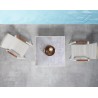 SET MESA NOFI 2.0 PARA JARDÍN CON 4 SILLAS CON REPOSABRAZOS